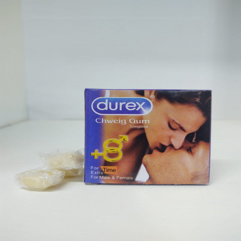 Durex CHEWING GUM Long Time For Male & Female 4 GUM - Buy in Pakistan