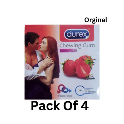 Durex CHEWING GUM Long Time For Male & Female 4 GUM - Buy in Pakistan